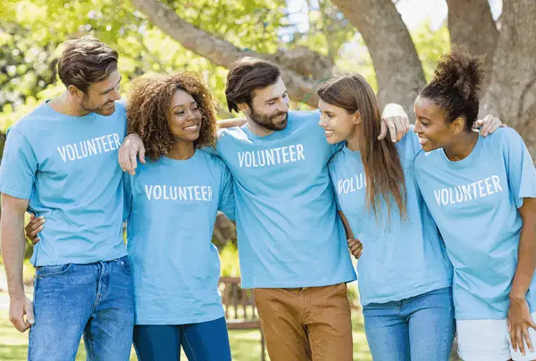 Group of volunteers